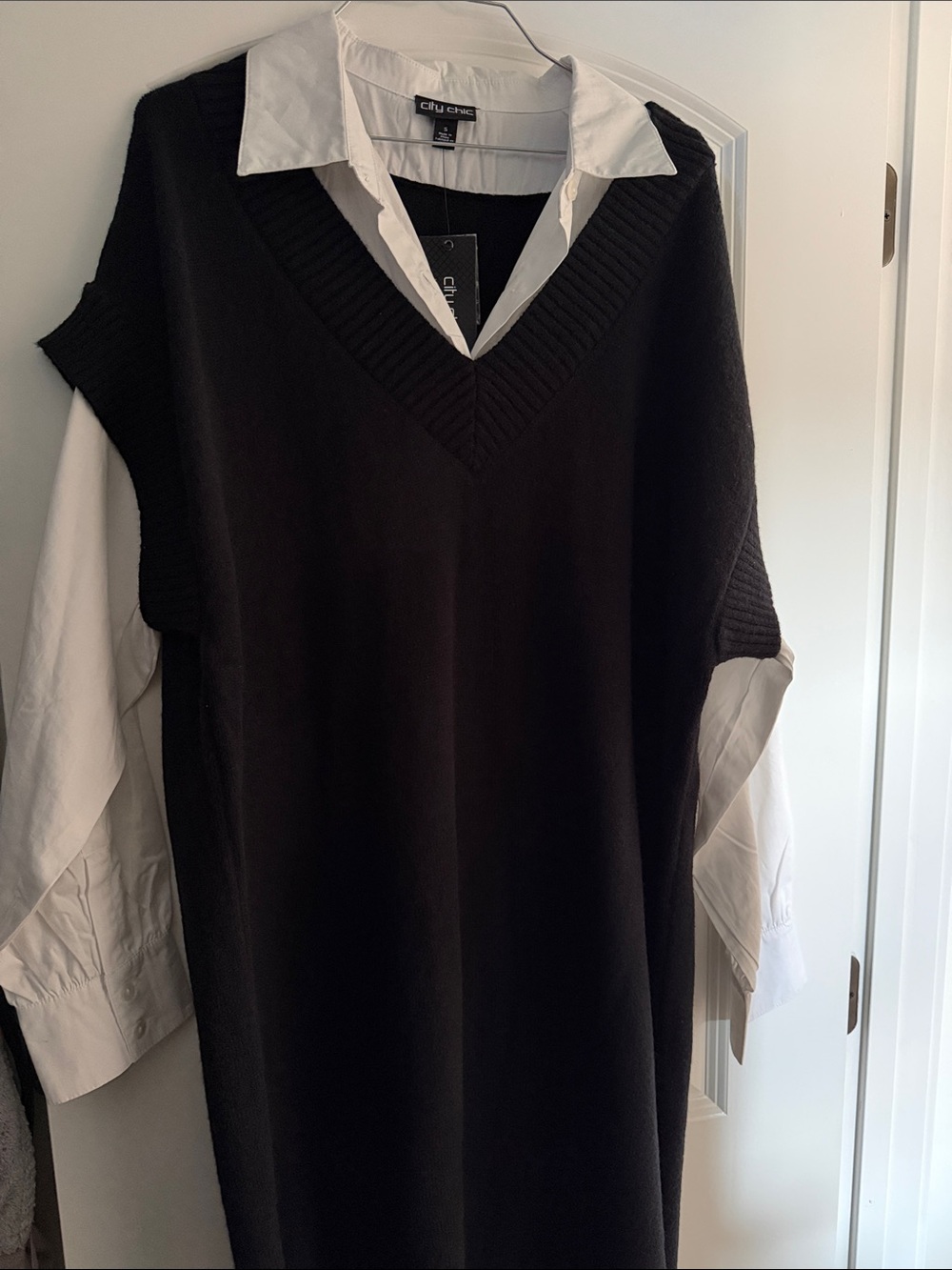Long sleeve sweater dress